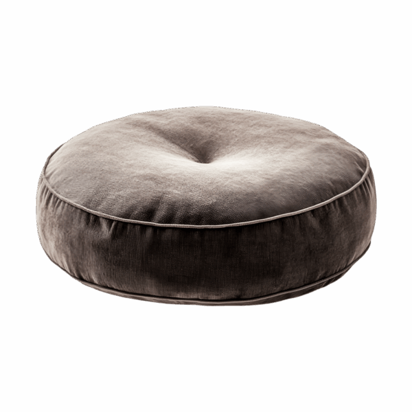 Plush Round Floor Cushion